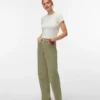 Jeans Vmtessa a vita alta e gamba larga