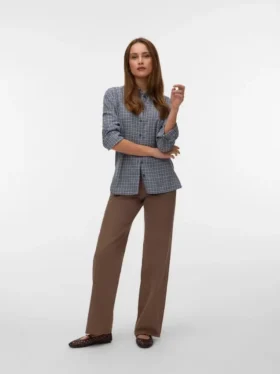 Jeans Vmtessa a vita alta e gamba larga