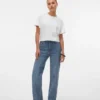 Jeans Vmtessa a vita alta e gamba larga