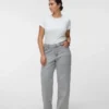 Jeans Vmtessa a vita alta e gamba larga