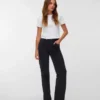 Jeans Vmtessa a vita alta e gamba larga