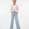 Jeans Vmtessa a vita alta e gamba larga
