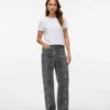 Jeans Vmtessa a vita alta e gamba larga