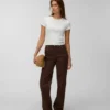 Jeans Vmtessa a vita alta e gamba larga