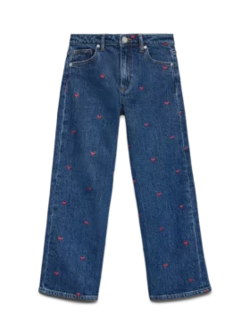 Jeans Vmtessa a vita alta e gamba larga