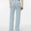 Jeans Vmtessa a vita alta e gamba larga