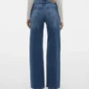 Jeans Vmtessa a vita alta e gamba larga