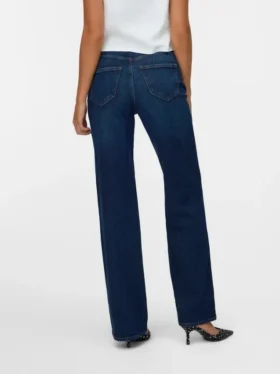 Jeans Vmtessa a vita alta e gamba larga