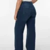 Jeans Vmtessa a vita alta e gamba larga
