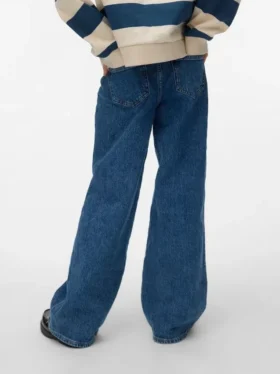 Jeans Vmtessa a vita alta e gamba larga