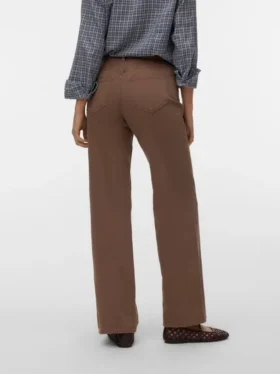 Jeans Vmtessa a vita alta e gamba larga