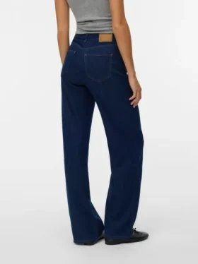 Jeans Vmtessa a vita alta e gamba larga