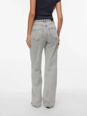 Jeans Vmtessa a vita alta e gamba larga