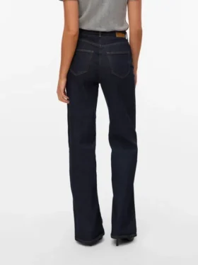 Jeans Vmtessa a vita alta e gamba larga