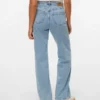 Jeans Vmtessa a vita alta e gamba larga