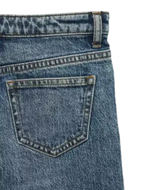 Jeans Vmtessa a vita alta e gamba larga