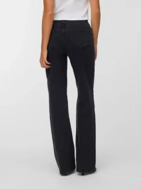 Jeans Vmtessa a vita alta e gamba larga
