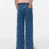 Jeans Vmtessa a vita alta e gamba larga
