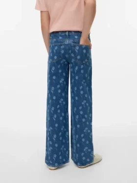 Jeans Vmtessa a vita alta e gamba larga