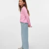 Jeans Vmtessa a vita alta e gamba larga