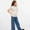 Jeans Vmtessa a vita alta e gamba larga