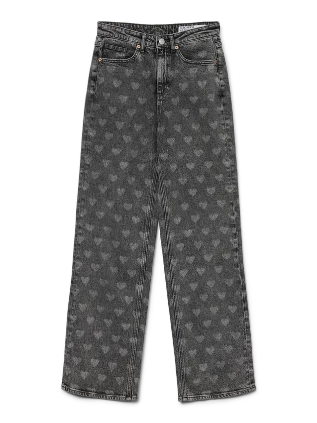 Jeans Vmtessa a vita alta e gamba larga Jeans Vmtessa a vita alta e gamba larga