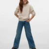 Jeans Vmtessa a vita alta e gamba larga