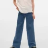 Jeans Vmtessa a vita alta e gamba larga