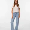 Jeans Vmtessa a vita alta e gamba larga
