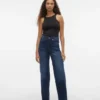 Jeans Vmtessa a vita alta e gamba larga