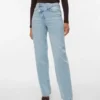 Jeans Vmtessa a vita alta e gamba larga