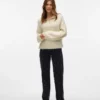 Jeans Vmtessa a vita alta e gamba larga