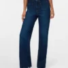 Jeans Vmtessa a vita alta e gamba larga