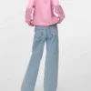 Jeans Vmtessa a vita alta e gamba larga