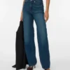 Jeans Vmtessa a vita alta e gamba larga
