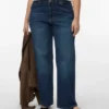 Jeans Vmtessa a vita alta e gamba larga