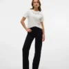 Jeans Vmtessa a vita alta e gamba larga