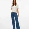 Jeans Vmtessa a vita alta e gamba larga