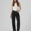 Jeans Vmtessa a vita alta e gamba larga