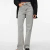Jeans Vmtessa a vita alta e gamba larga