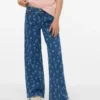 Jeans Vmtessa a vita alta e gamba larga