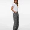 Jeans Vmtessa a vita alta e gamba larga