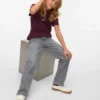 Jeans Vmtessa a vita alta e gamba larga