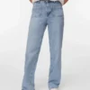 Jeans Vmtessa a vita alta e gamba larga