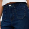 Jeans Vmtessa a vita alta e gamba larga