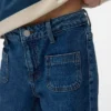 Jeans Vmtessa a vita alta e gamba larga
