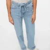 Jeans Vmtessa a vita alta e gamba larga