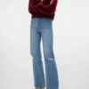 Jeans Vmtessa a vita alta e gamba larga