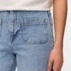 Jeans Vmtessa a vita alta e gamba larga