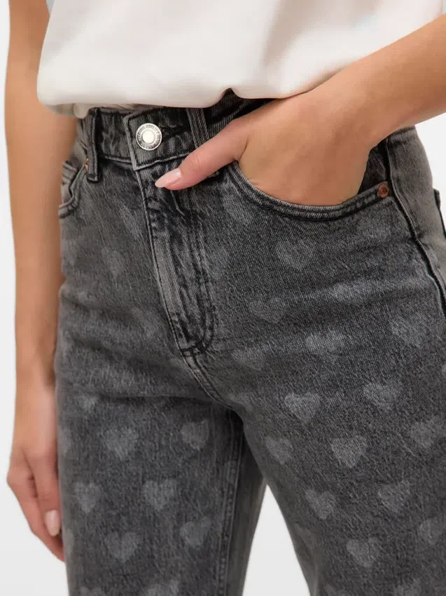 Jeans Vmtessa a vita alta e gamba larga Jeans Vmtessa a vita alta e gamba larga